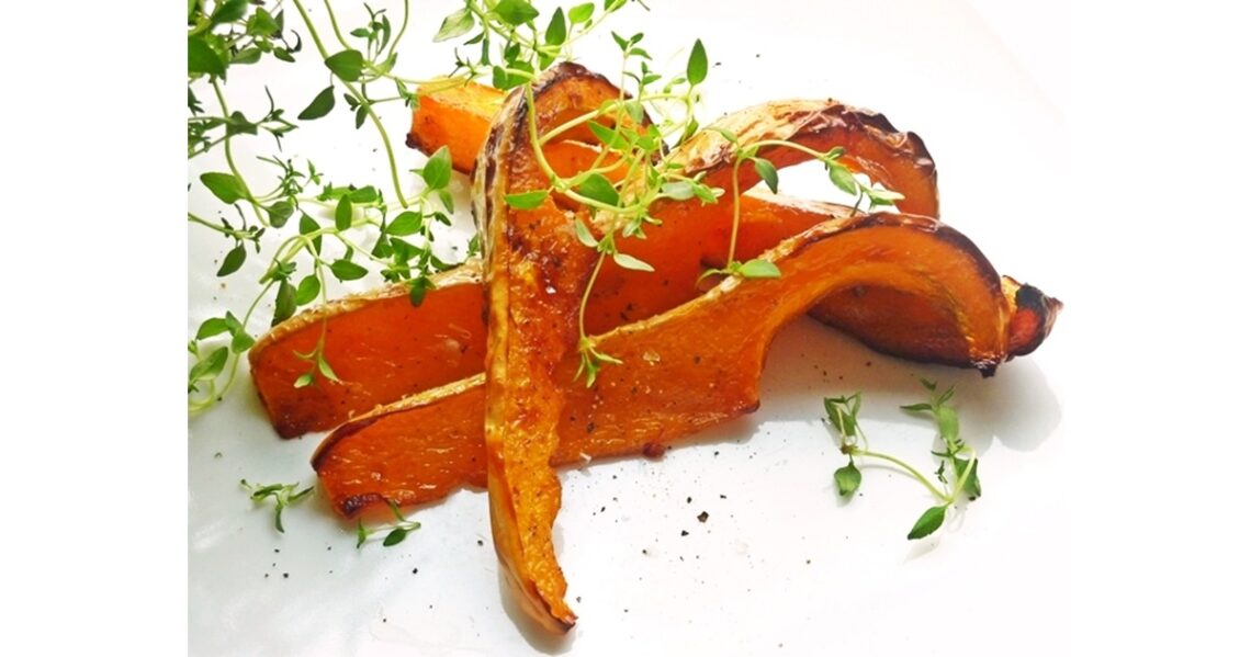roast butternut squash wedges