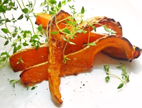 roast butternut squash wedges