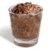 cream brandy marbled chocolate mousse