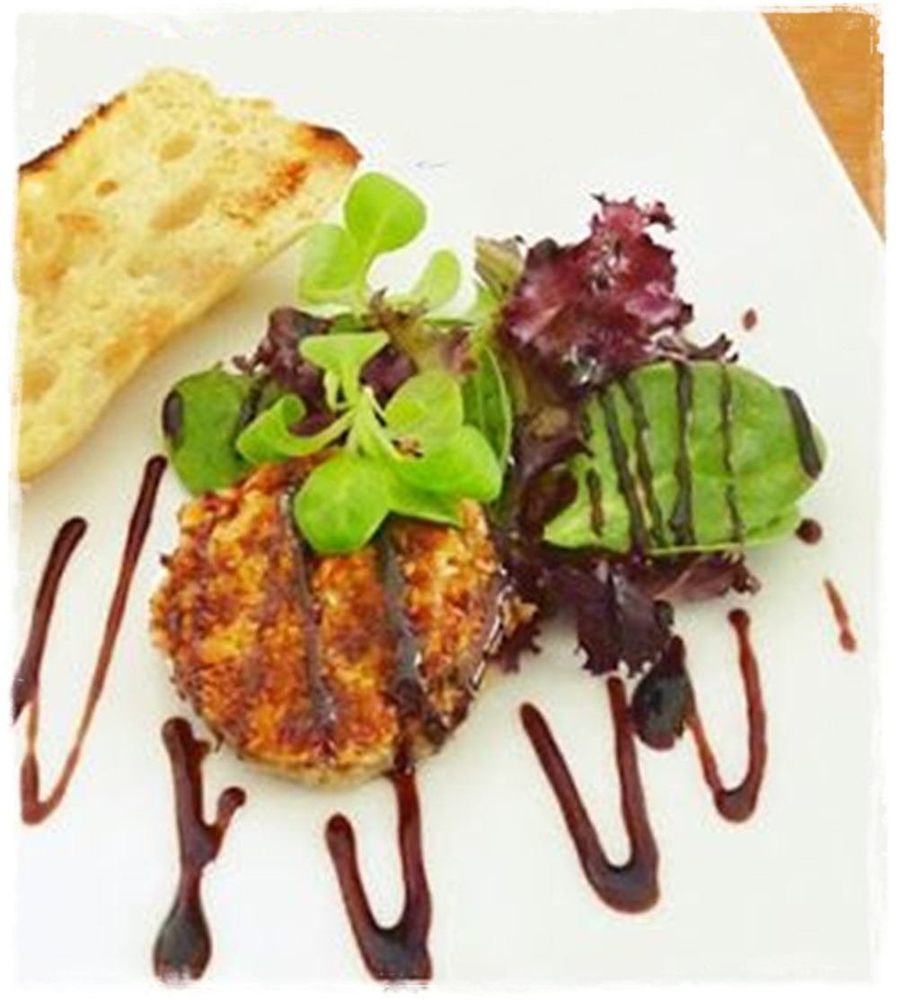 fried pâté cake