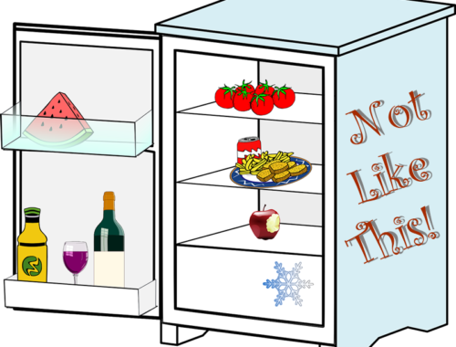 empty fridge