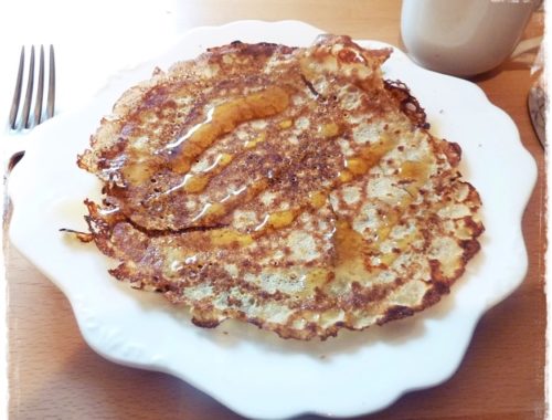 glten free galettes de sarrasin pancakes maple syrup