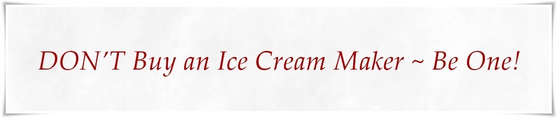 no need for an ice cream maker