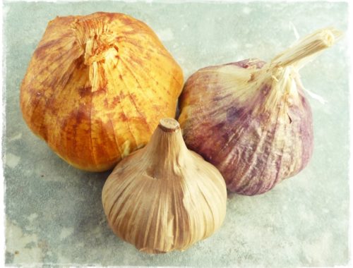 black garlic wild garlic ransoms smoked garlic