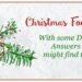 christmas food quiz