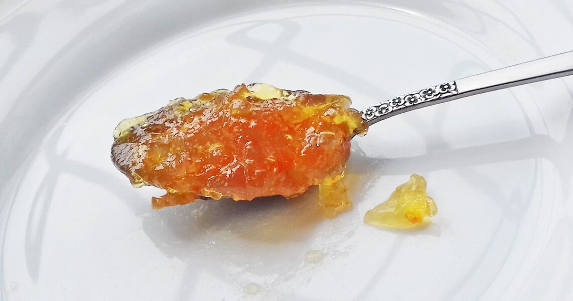 spoonful of orange marmalade