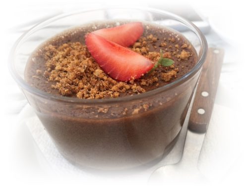 dark chocolate mousse