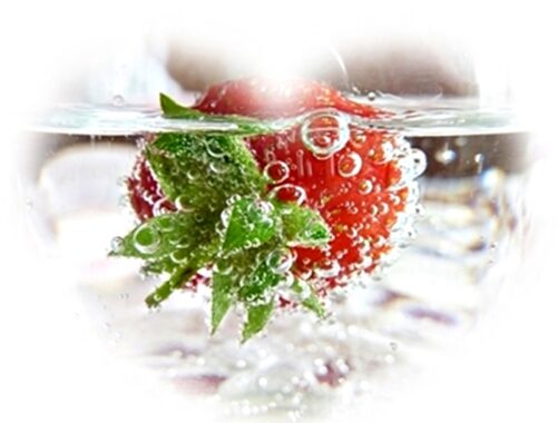 frozen strawberry to cool drink