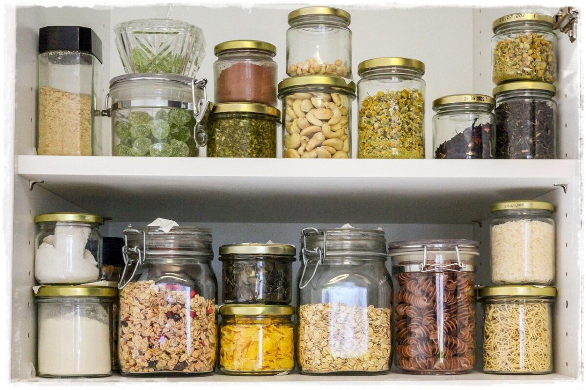 well stocked storecupboard
