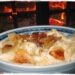 blue cheese pasta log fire