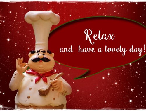 relaxed christmas chef