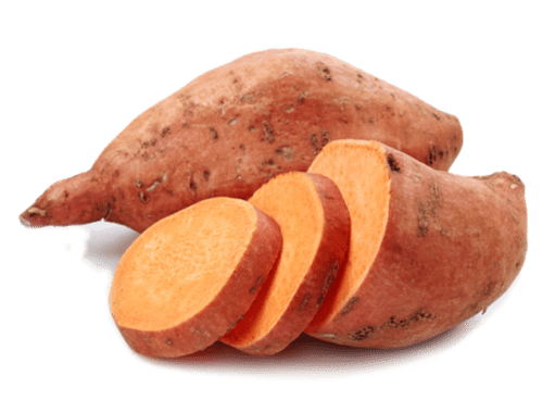 sliced sweet-potato
