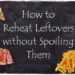 reheating leftovers