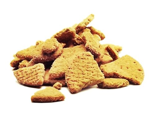 pile of broken biscuits