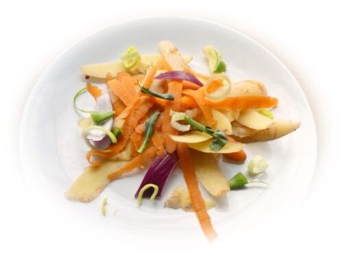 vegetable peelings