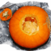 hollowed out pumpkin