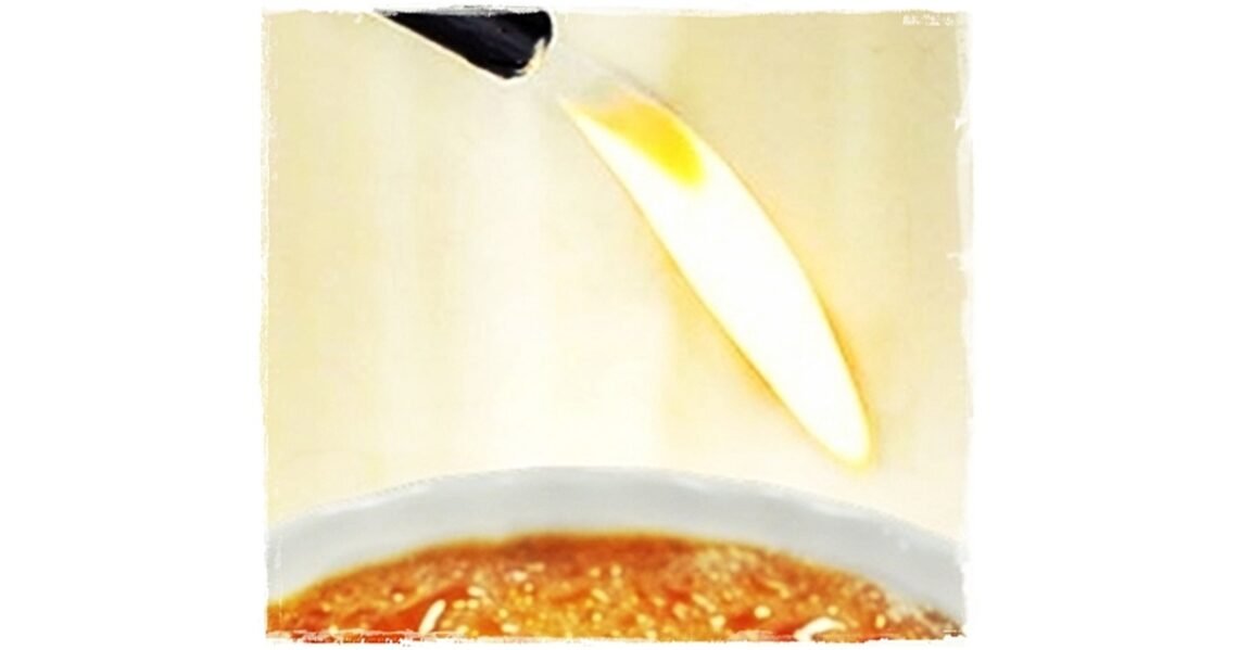 using a blowtorch in the kitchen