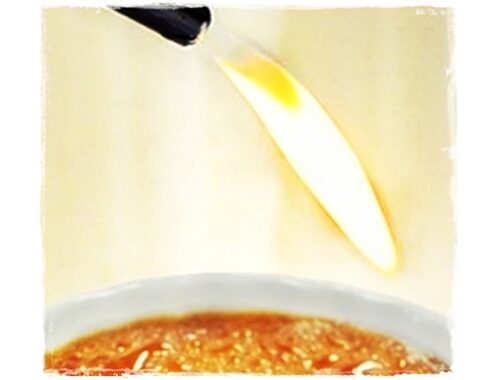 using a blowtorch in the kitchen