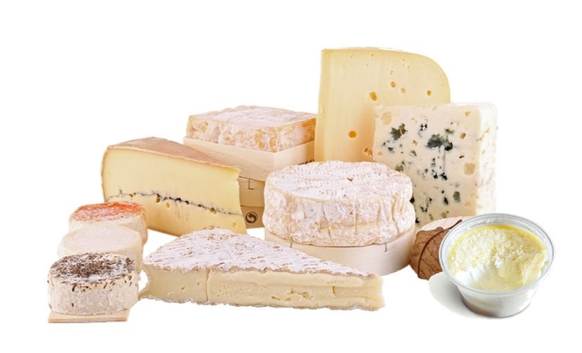 cheeses and clotted cream