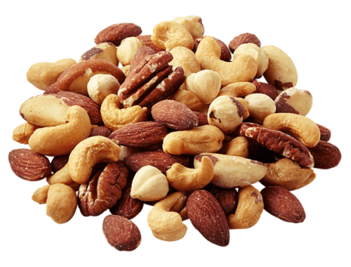 mixed leftover nuts