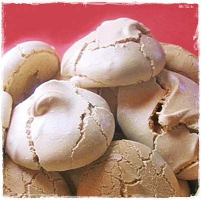 crisp homemade meringues