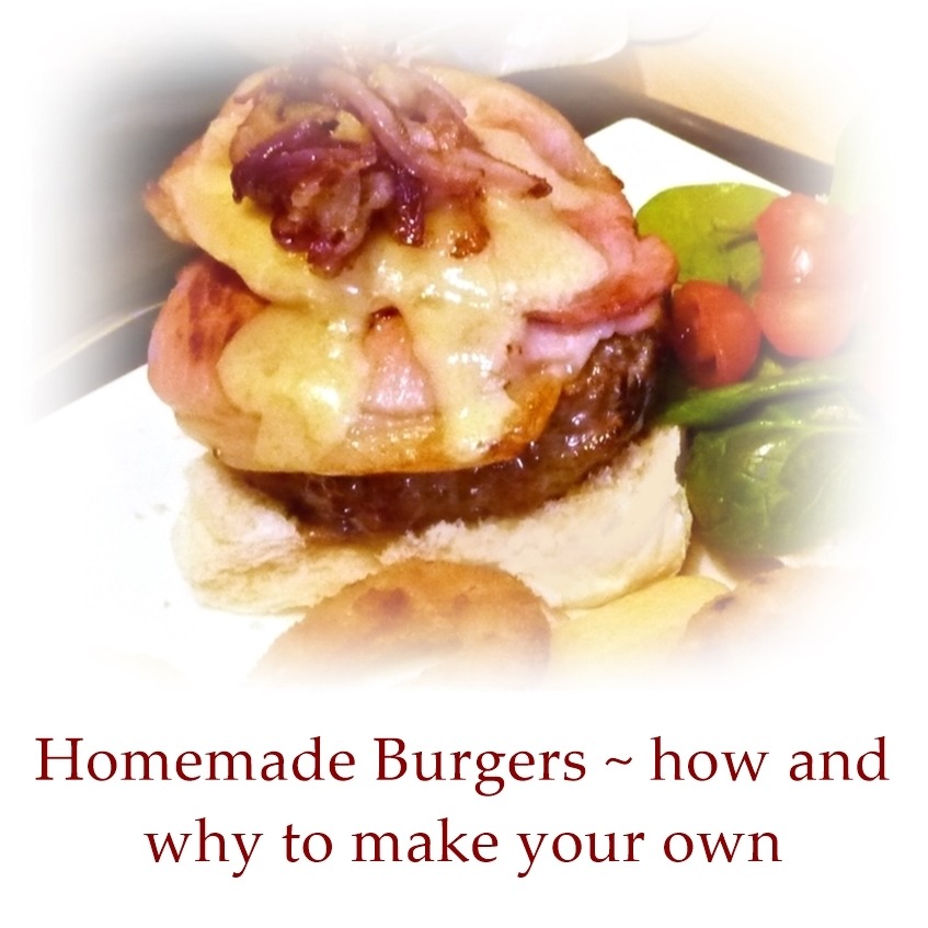 homemade cheeseburger
