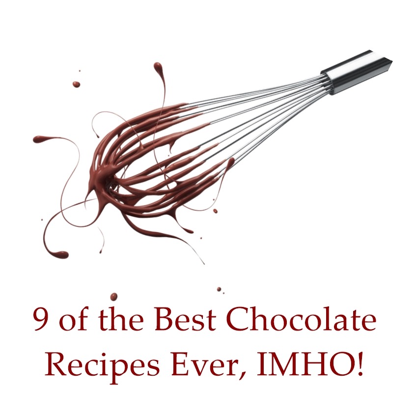 whisk and chocolate