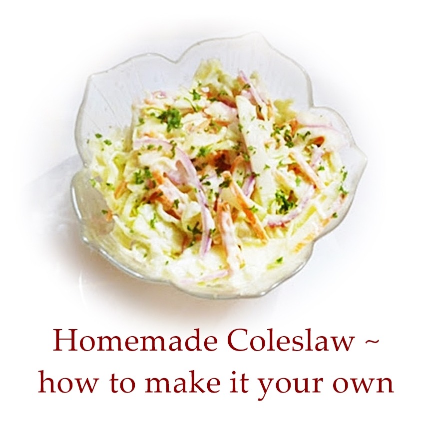homemade coleslaw
