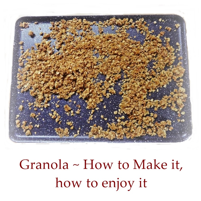 freshly baked granola