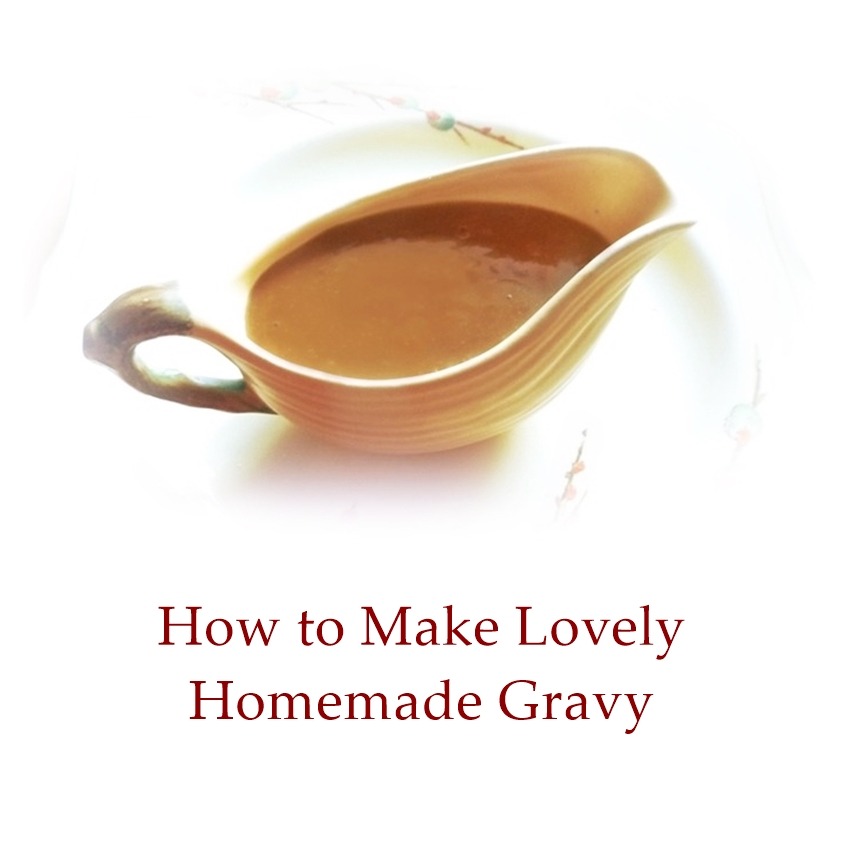 gravy boat and gravy