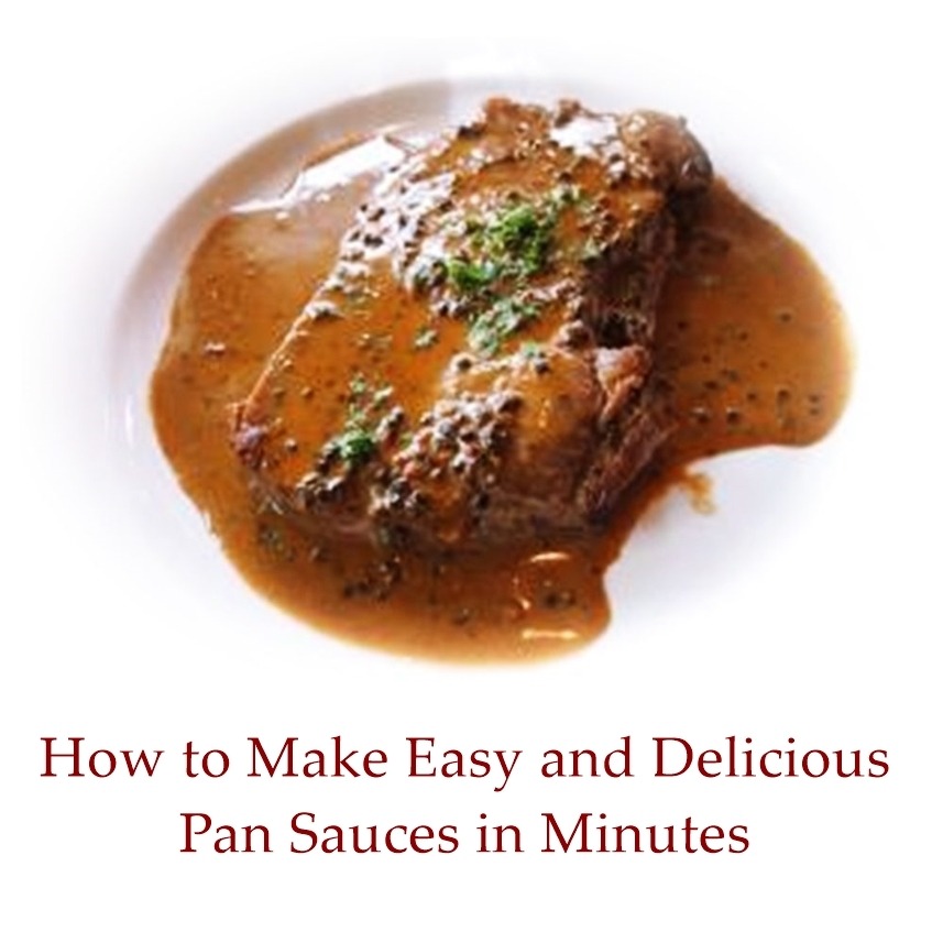 steak with pan sauce